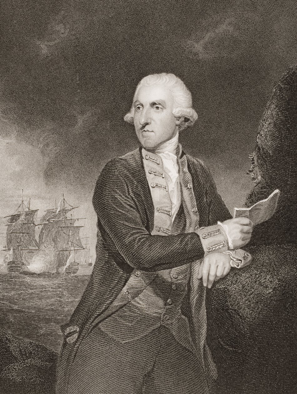 Samuel Hood, 1. Viscount Hood, Illustration aus 