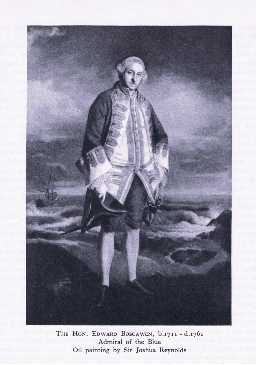 Der ehrenwerte Edward Boscawen, aus British Adventure, veröffentlicht von Collins, 1947 von Joshua Reynolds