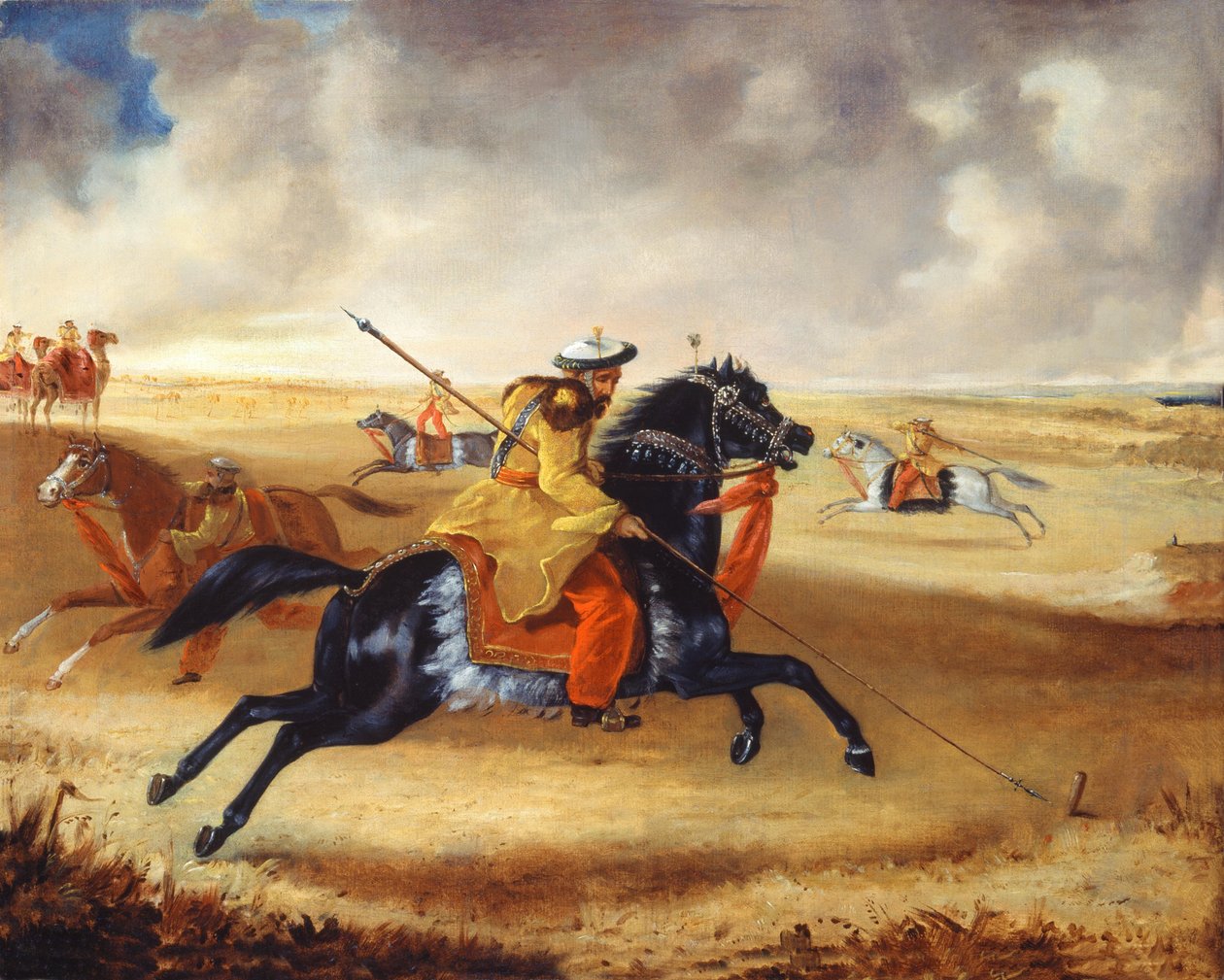 Skinners Horse beim Training von Joshua Reynolds Gwatkin