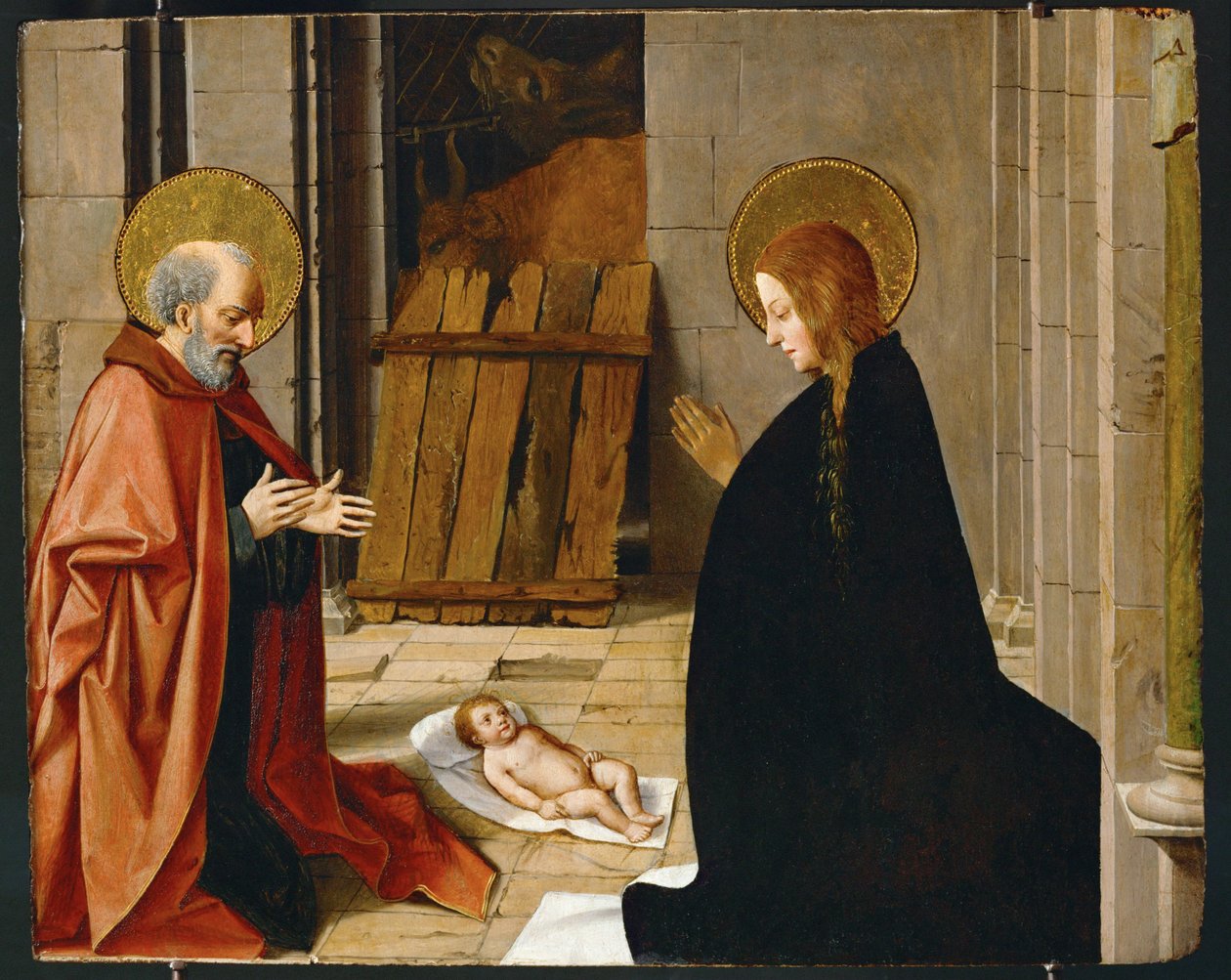 Die Geburt Christi von Josse (fl.1493-1508) Lieferinxe