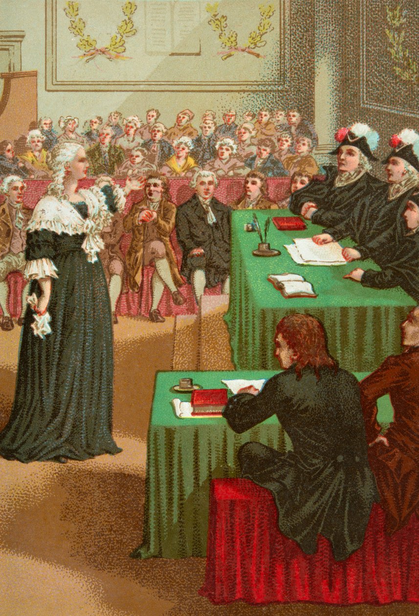 Marie Antoinette vor ihren Richtern von Josse Photo