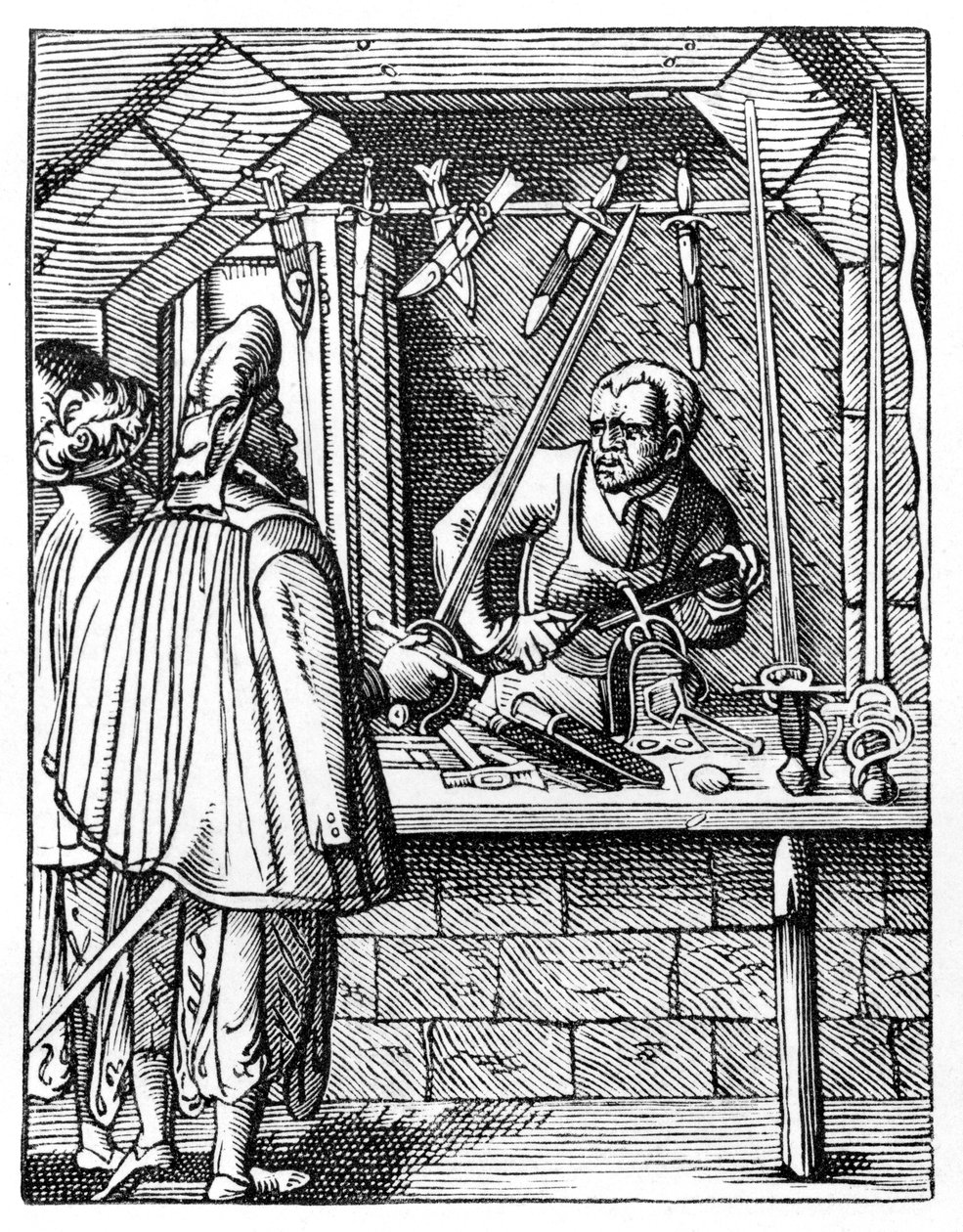 Schwertmacher, um 1559-1591 von Jost Amman