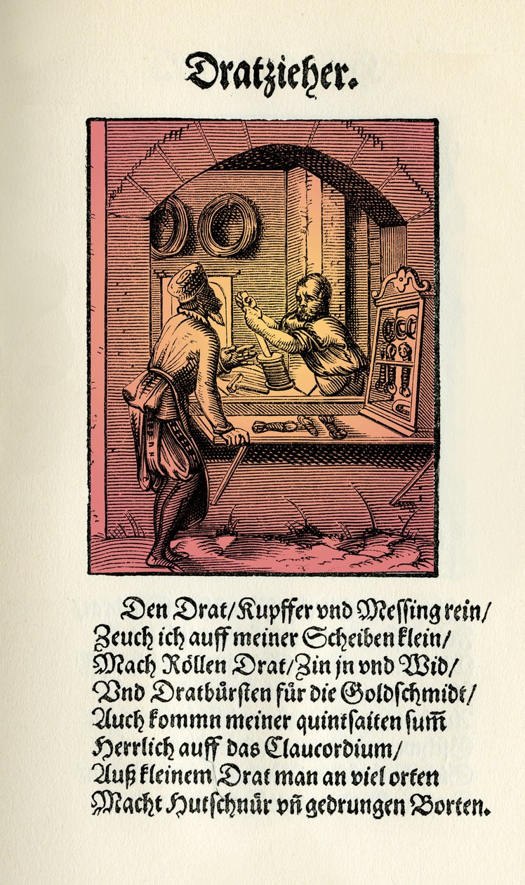 Drahtarbeiter von Jost Amman