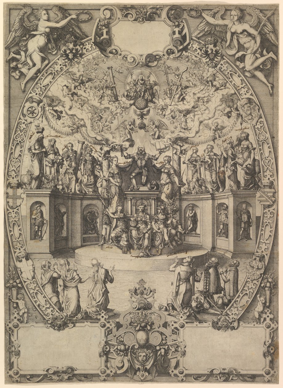 Die Apotheose von Kaiser Maximilian II. von Jost Ammon