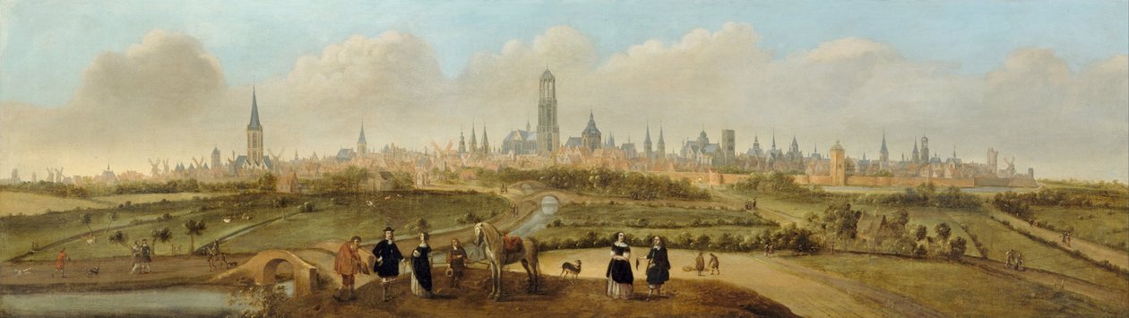 Ansicht der Stadt Utrecht, ca. 1650-1660 von Jost Cornelisz Droochsloot
