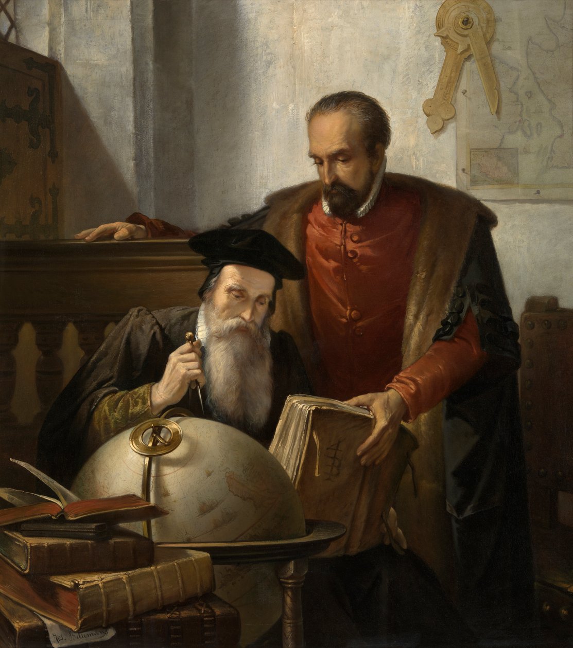 Mercator und Ortelius von Jozef (1816 88) Bellemans