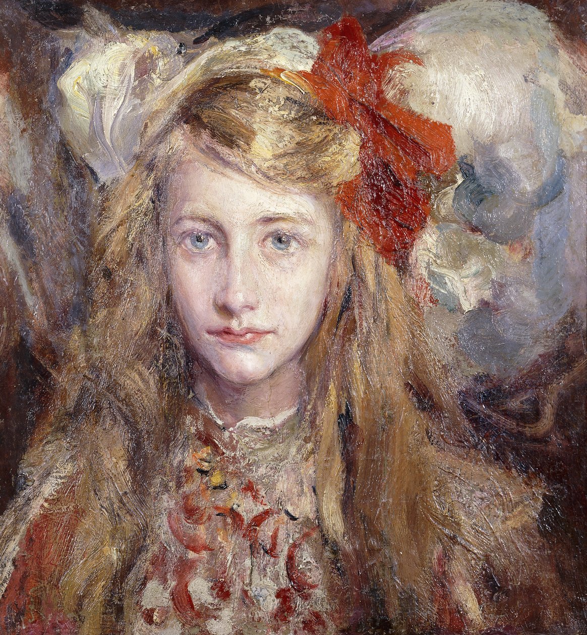 Porträt der Tochter des Künstlers, Pippi von Juan Pablo Salinas Tervel