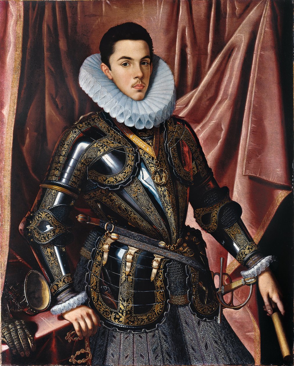 Porträt von Prinz Philipp Emanuel von Savoyen 1586-1605, ca. 1604 von Juan Pantoja de la Cruz