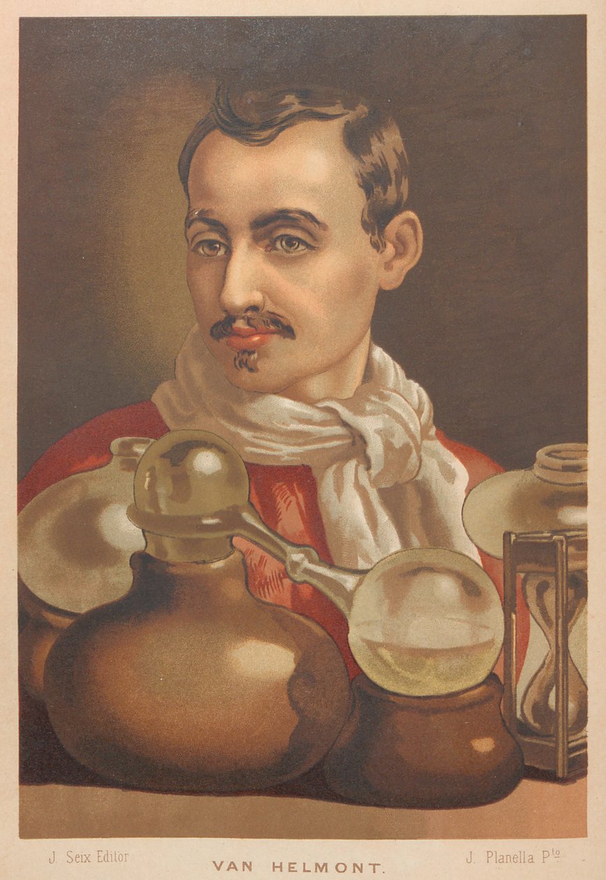Porträt von Johan Baptista van Helmont 1580-1644, 1879 von Juan Planella y Rodríguez