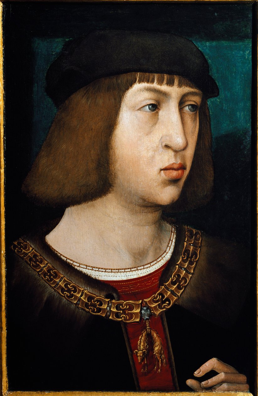 Porträt von Philipp I. von Kastilien (Philipp von Habsburg genannt Philipp der Schöne) von Juan de Flandes