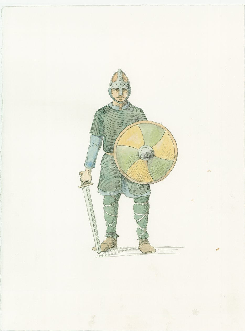 Ein sächsischer Fyrdman, um 1066 von Judith Dobie