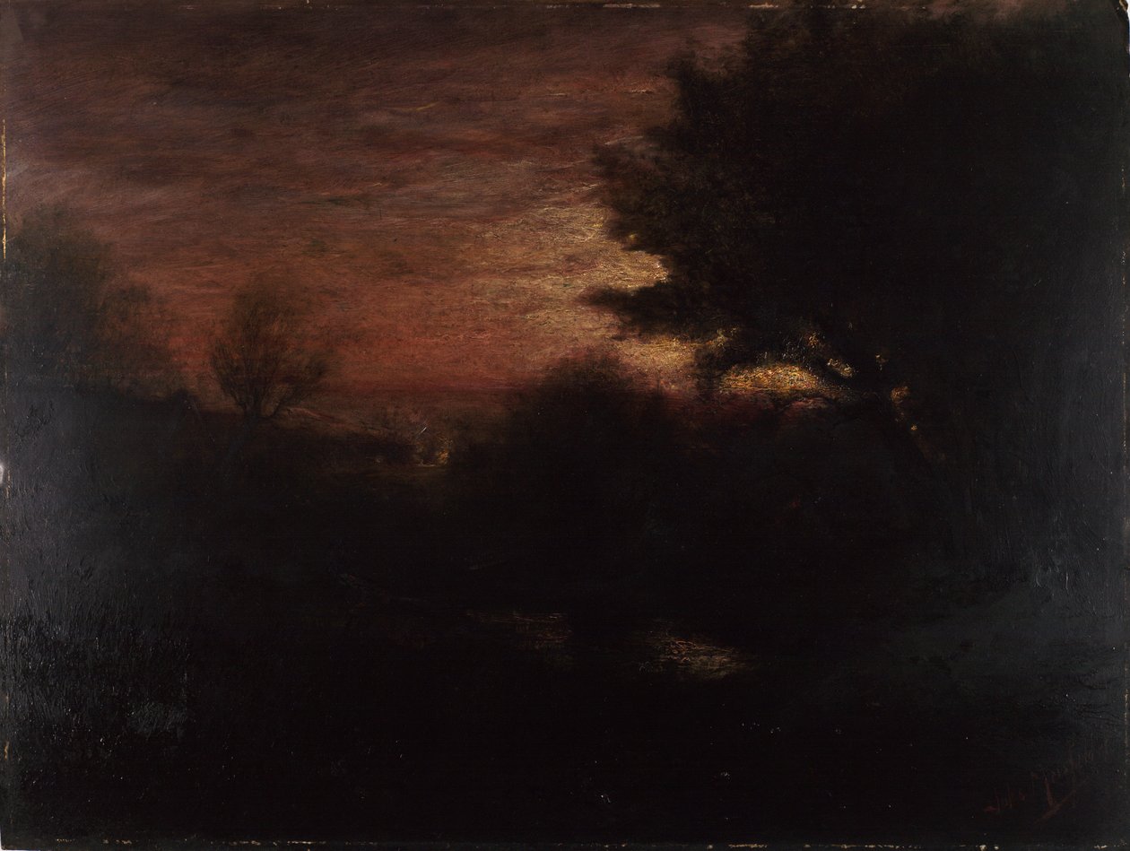 Abendlandschaft von Jules R. Mersfelder