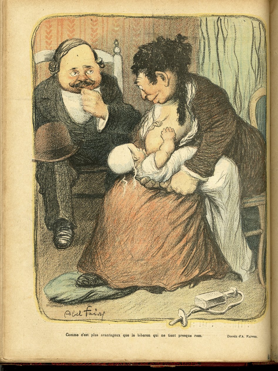 Illustration von Abel Faivre (1867-1945) in Le Rire von Jules Abel Faivre