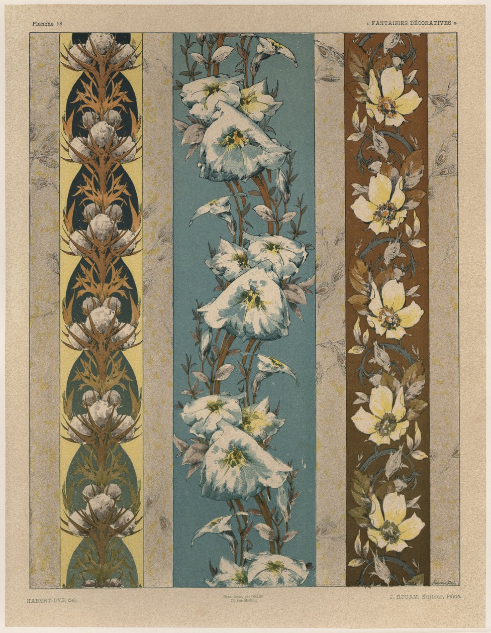 Blumen, Tafel 18, Illustration aus 