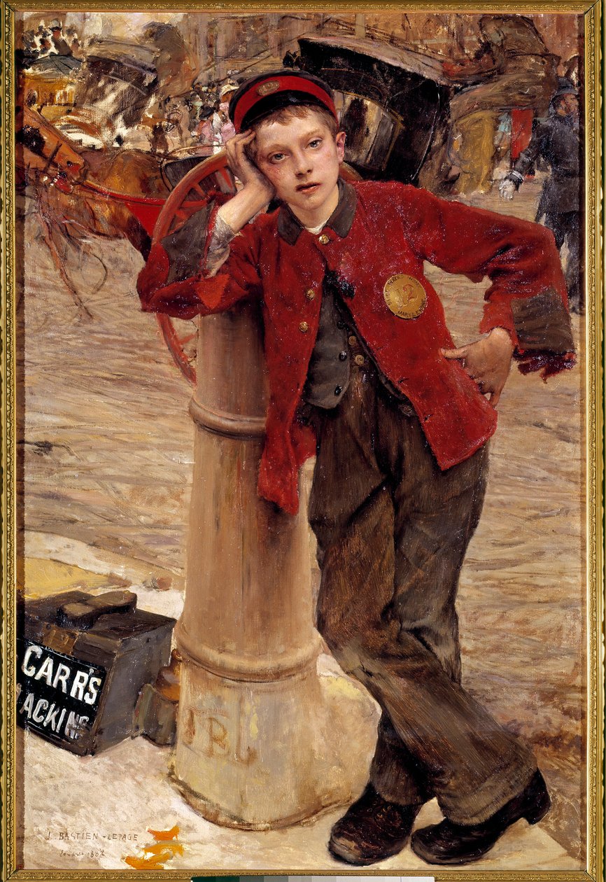 Der kleine englische Schuhputzer von Jules Bastien Lepage
