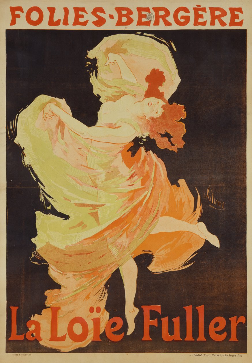Loie Fuller von Jules Cheret