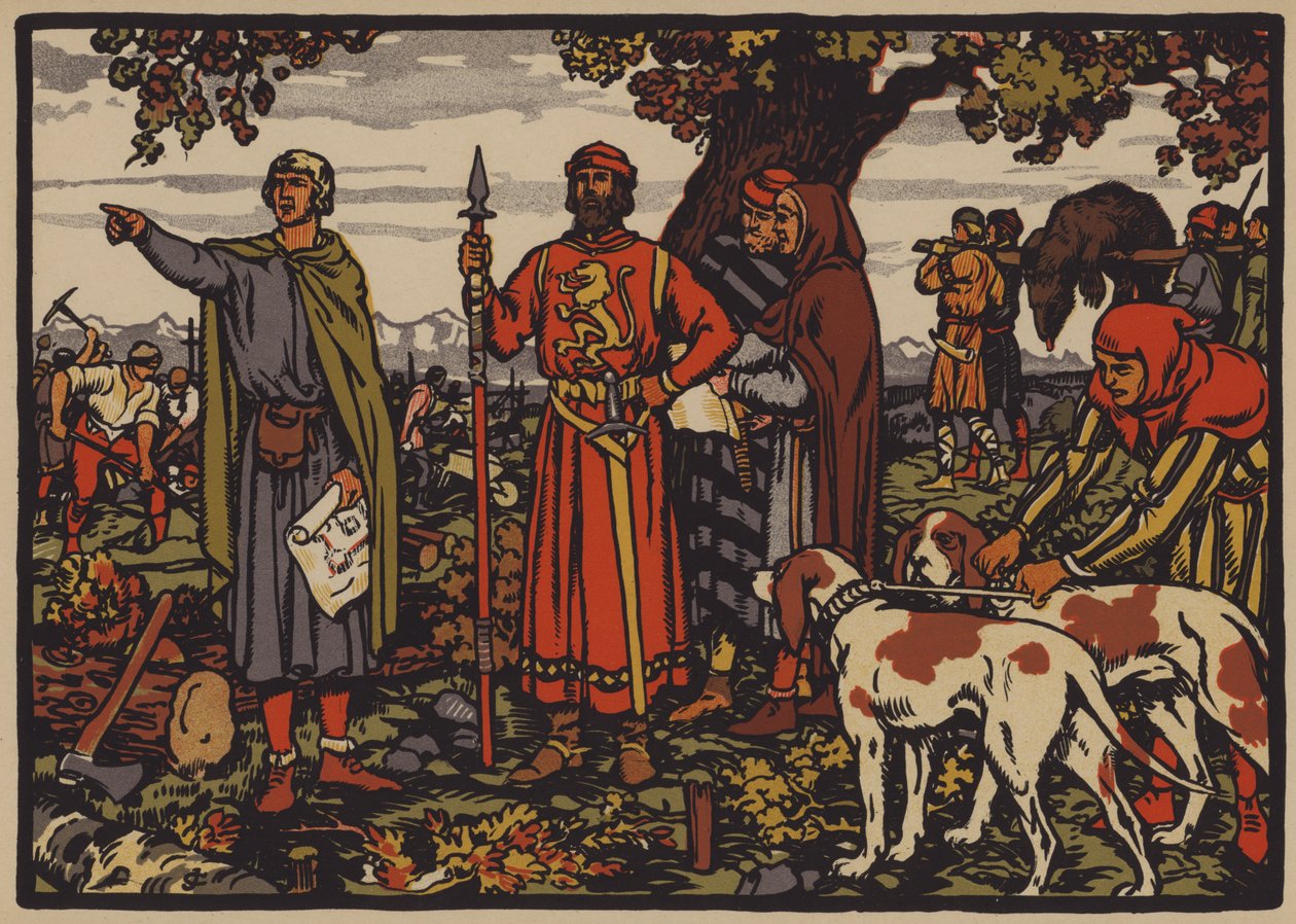 Die Gründung von Bern von Jules Courvoisier
