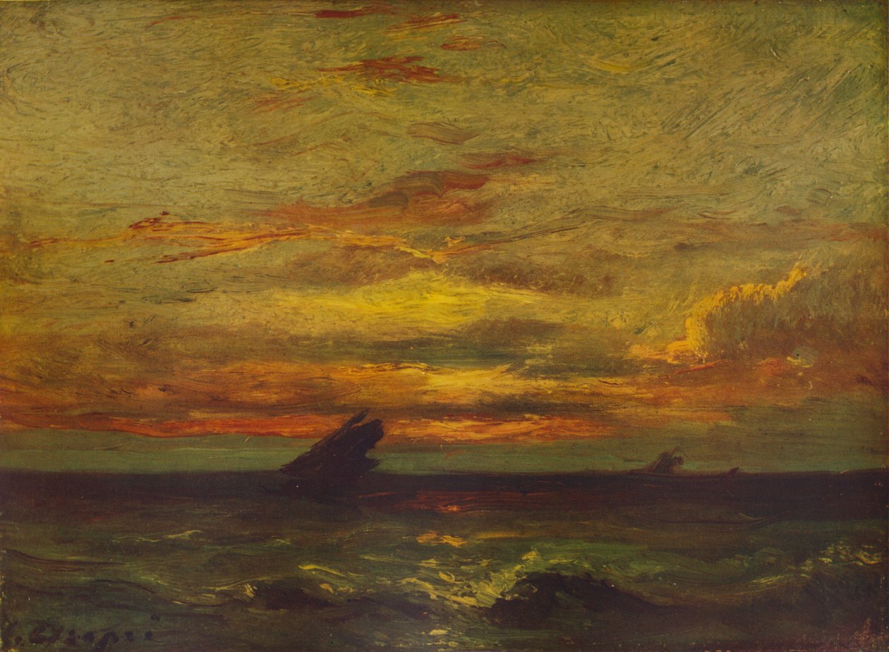 Sonnenuntergang, ca. 1879, 1938 von Jules Dupré