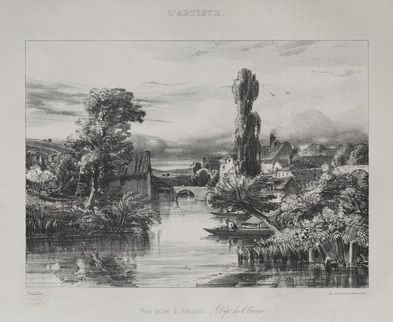 Ansicht in der Nähe von Alençon von Jules Dupré