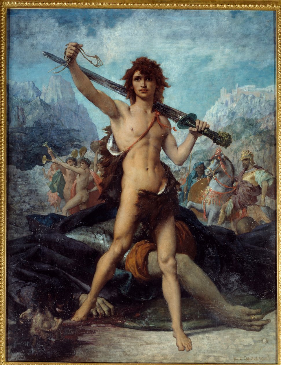 David triumphierend von Jules Elie Delaunay