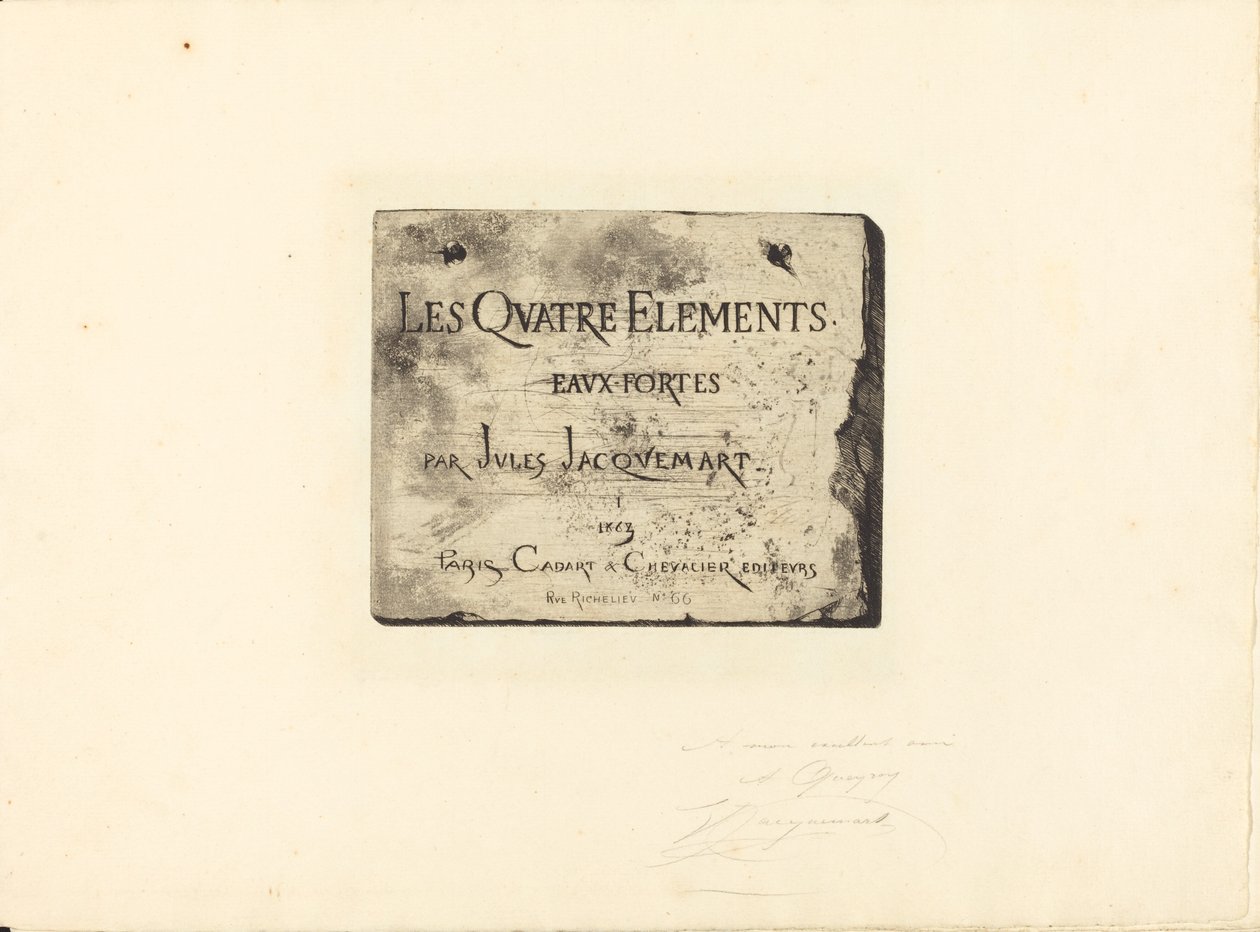 Titelseite von Jules Ferdinand Jacquemart