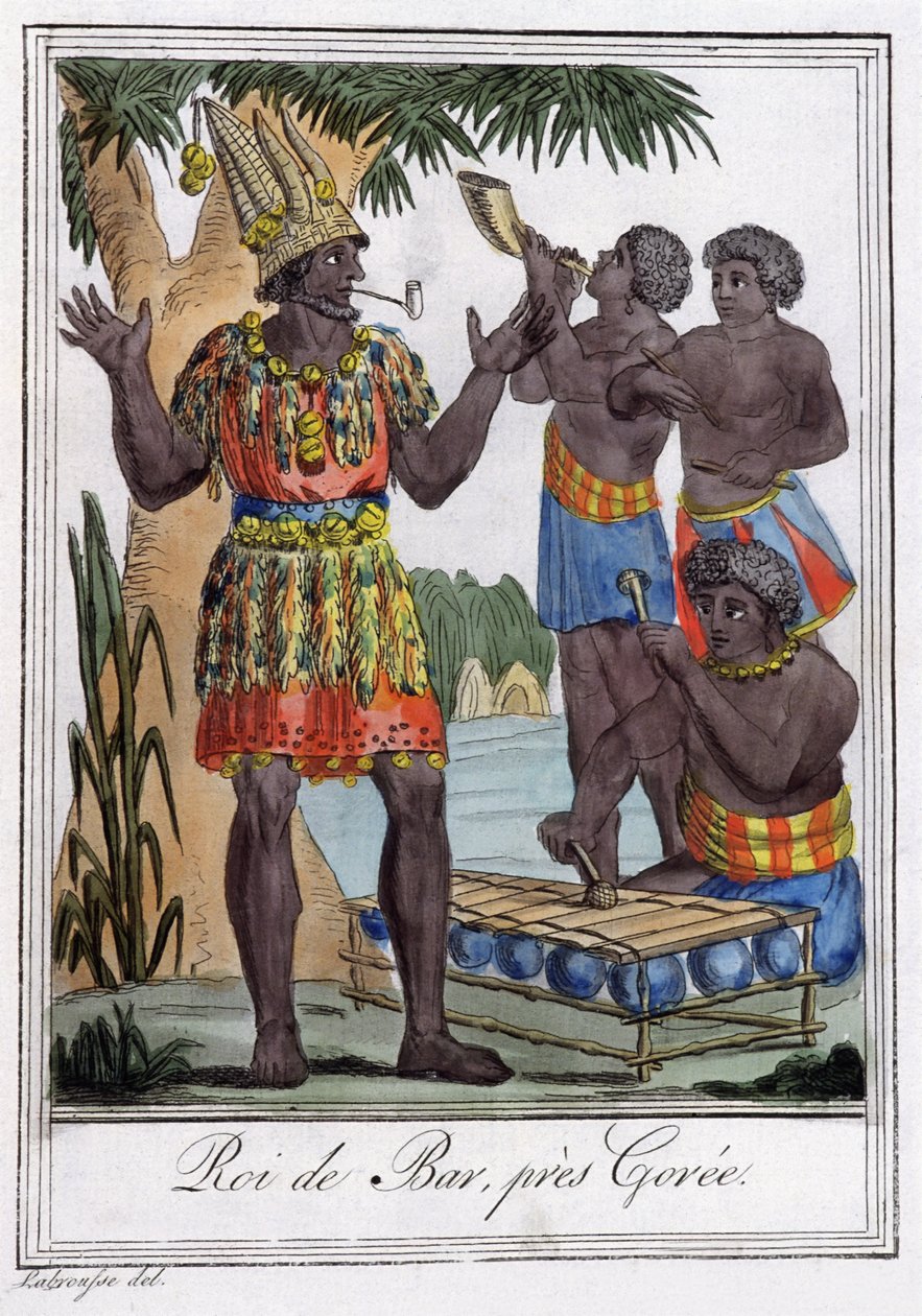 König von Bar, Insel Gorée, Senegal von Jules Grasset de Saint Sauveur