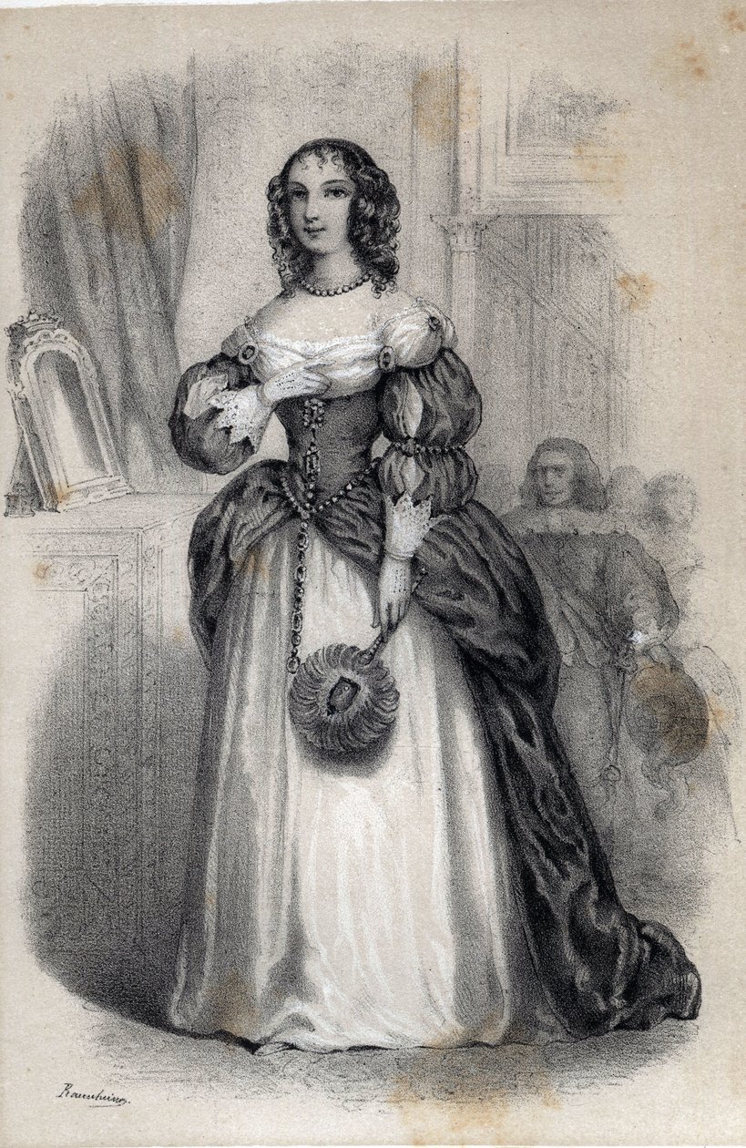 Porträt von Anne Marie de Gonzague de Cleves, Prinzessin Palatine von Jules and Raunheim Hermann David