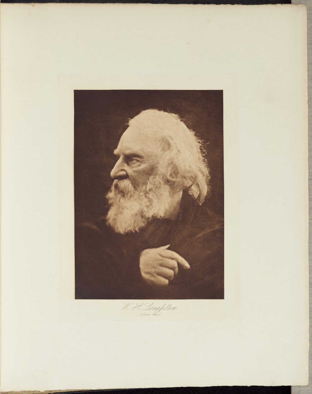 H. W. Longfellow von Julia Margaret Cameron
