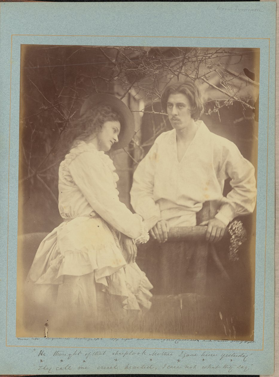 „Er dachte an jenen scharfen Blick, Mutter, den ich ihm gestern zuwarf“ von Julia Margaret Cameron