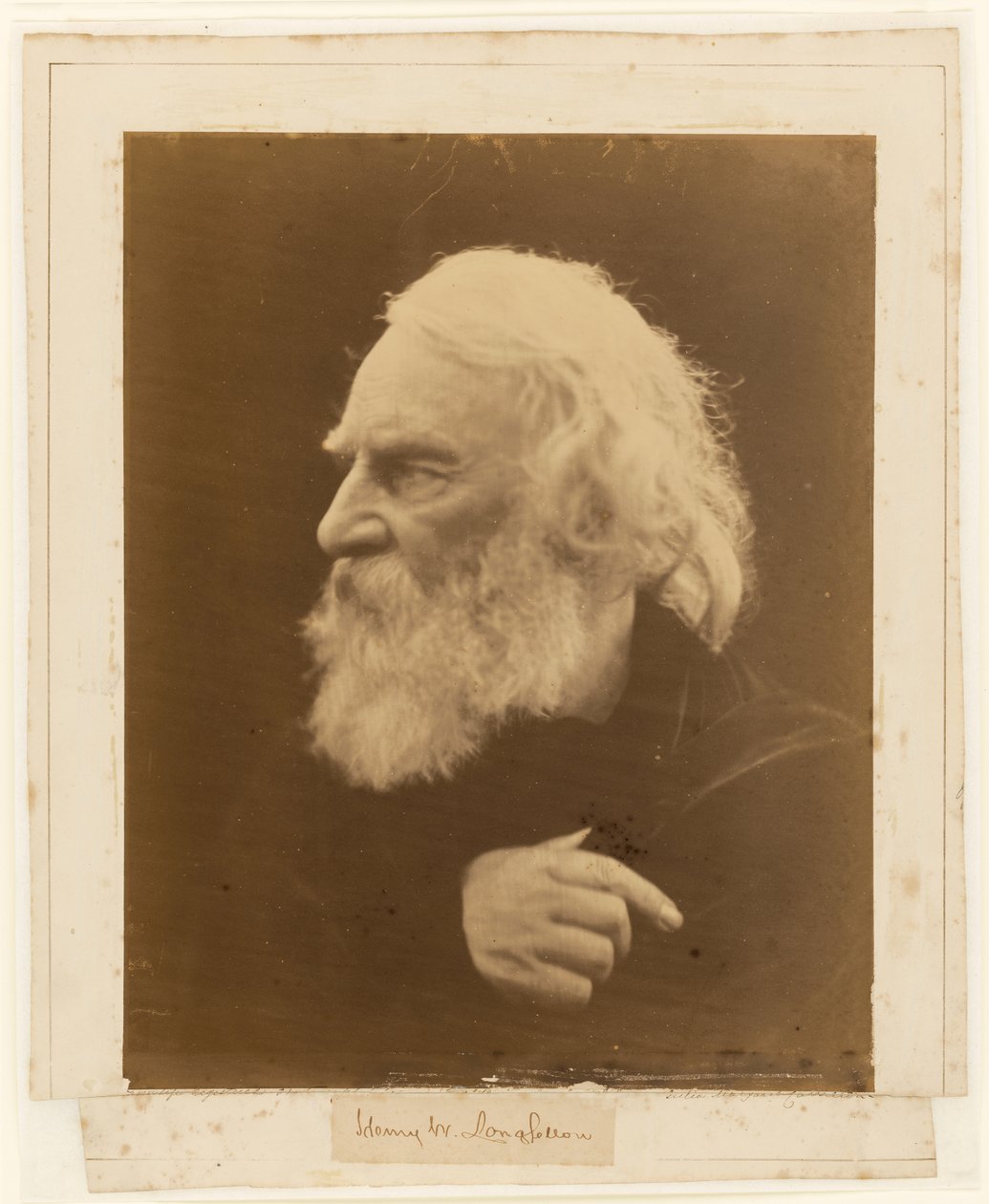 Henry Wadsworth Longfellow von Julia Margaret Cameron