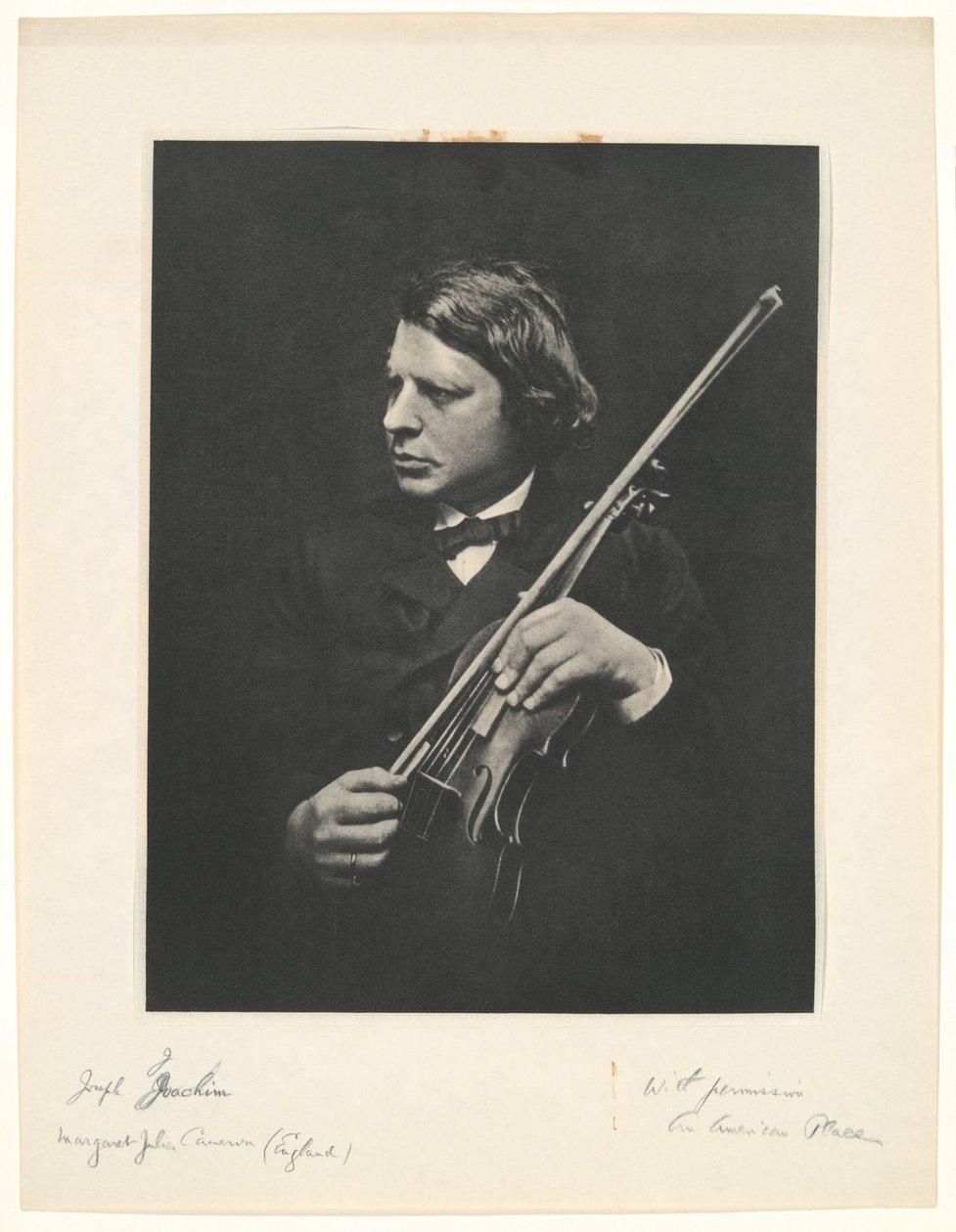 Joseph Joachim von Julia Margaret Cameron