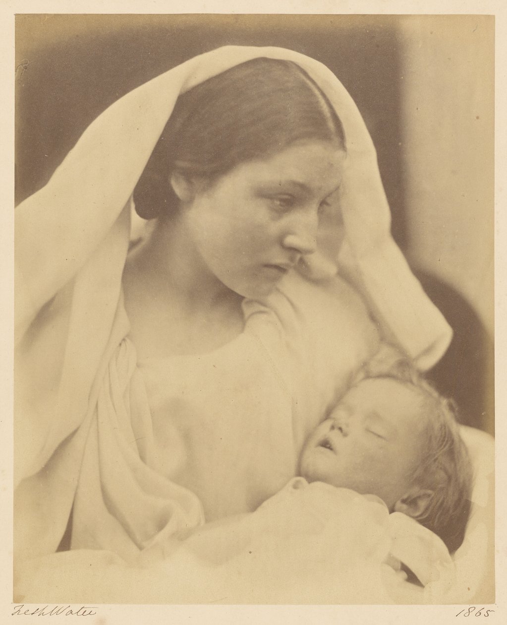 Die ruhende Madonna von Julia Margaret Cameron