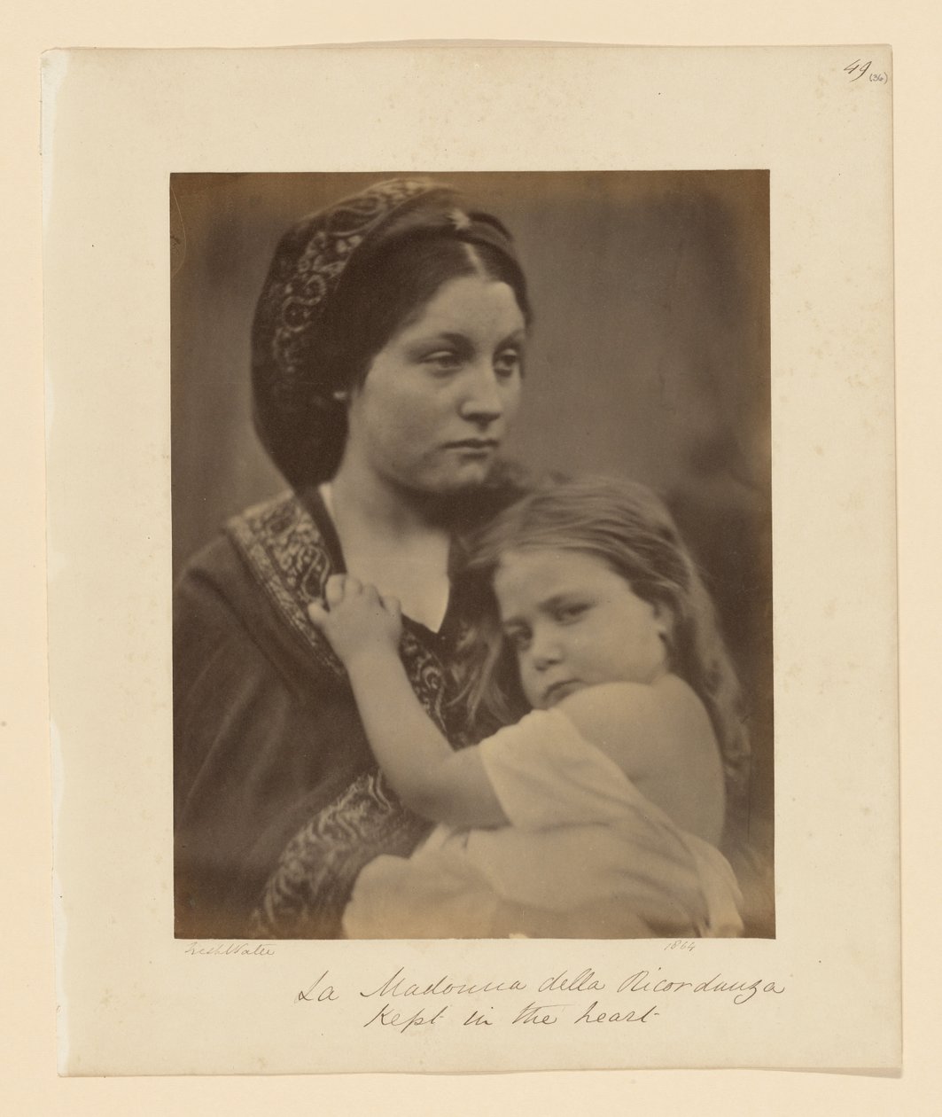 Die Madonna der Erinnerung von Julia Margaret Cameron