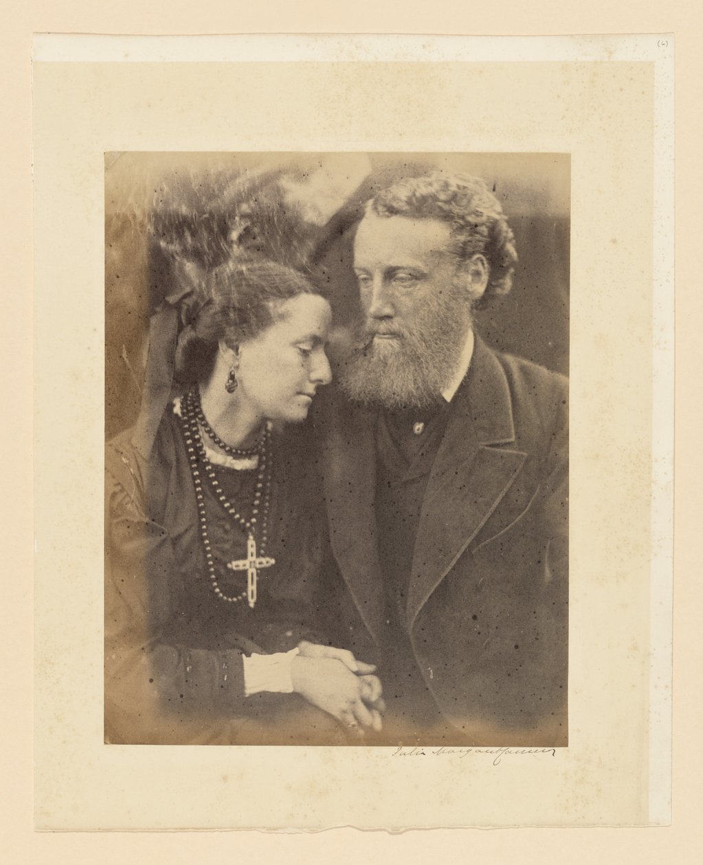 Lt. Colonel Robert James Loyd-Lindsay und Harriet Sarah Loyd-Lindsay von Julia Margaret Cameron
