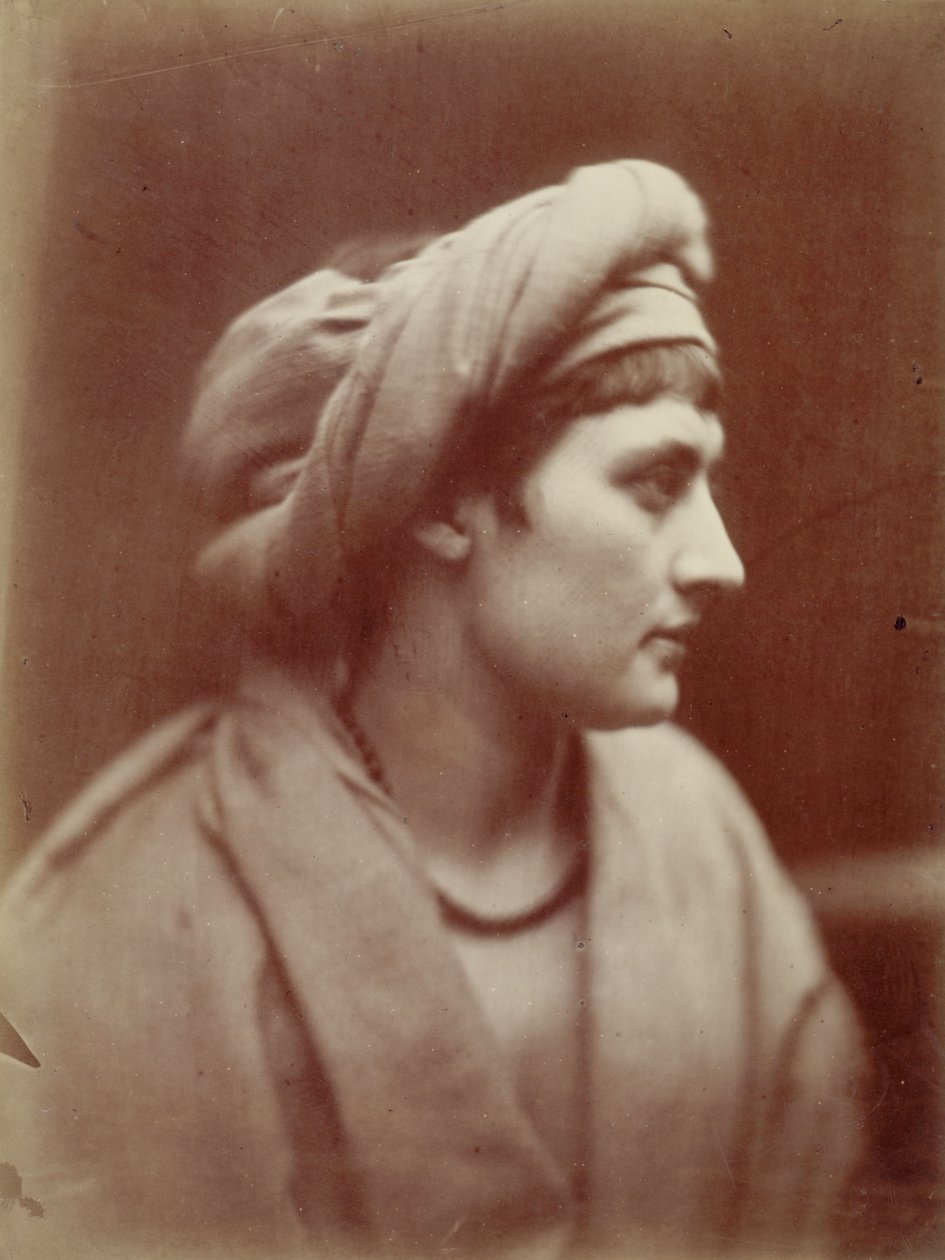 Porträt einer Frau mit Turban von Julia Margaret Cameron