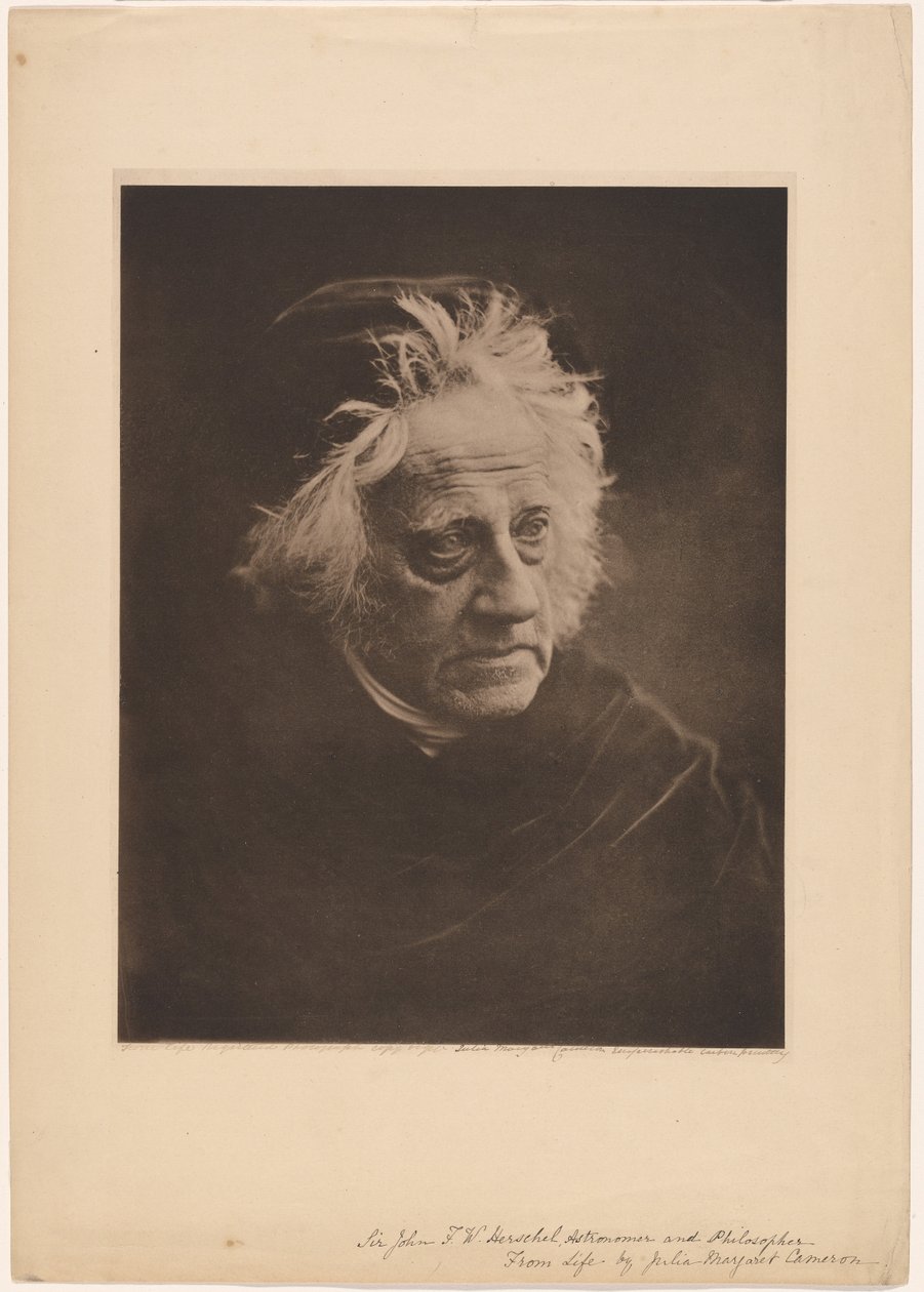 Sir John F.W. Herschel von Julia Margaret Cameron