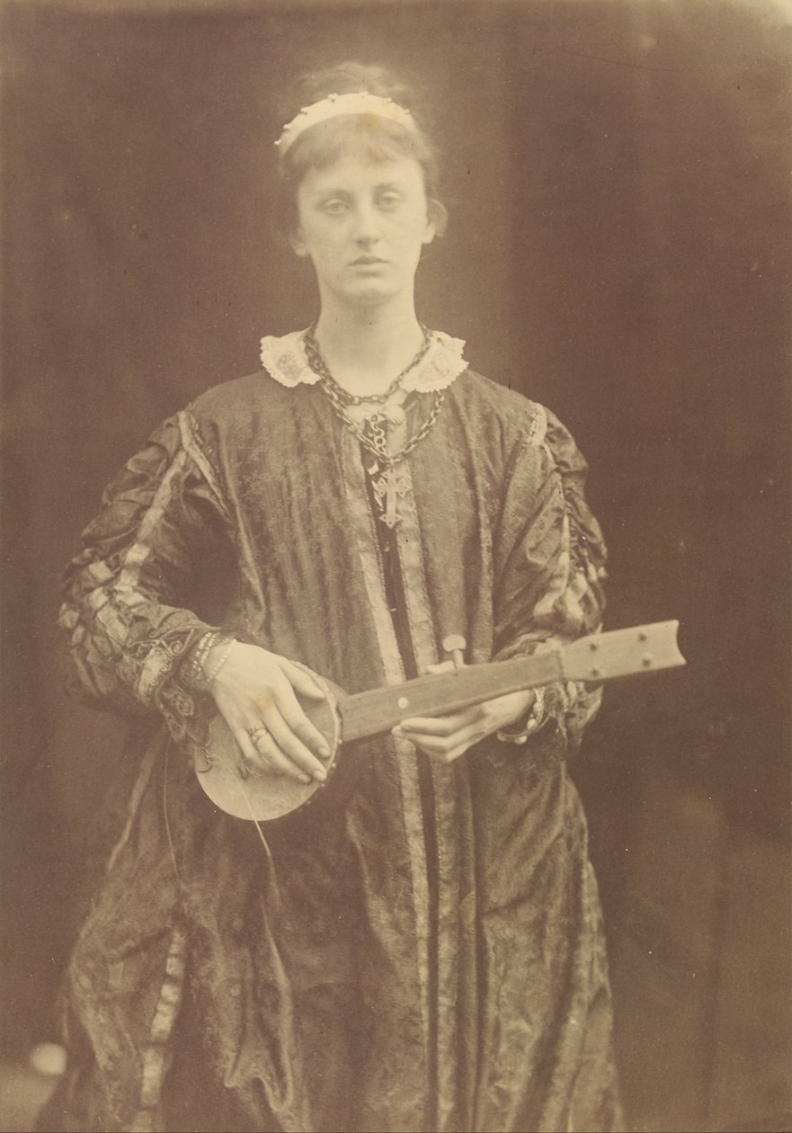 Tränen aus der Tiefe einer göttlichen Verzweiflung steigen im Herzen auf und sammeln sich in den Augen von Julia Margaret Cameron