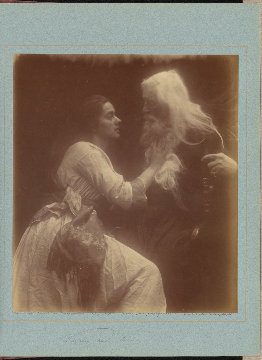 Vivien und Merlin von Julia Margaret Cameron