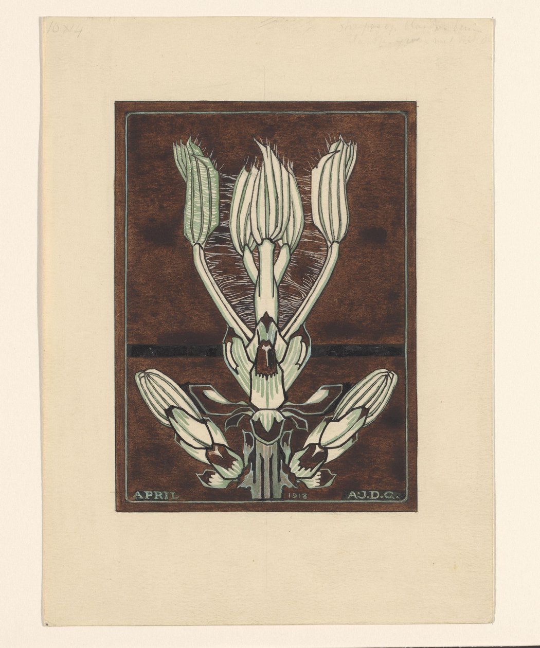Blütenknospen von Julie de Graag (signed by artist)