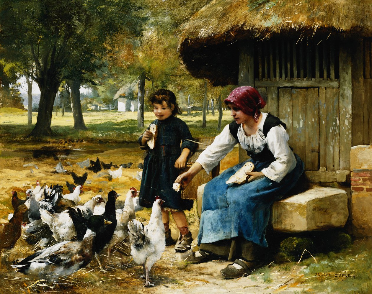 Fütterungszeit von Julien Dupre