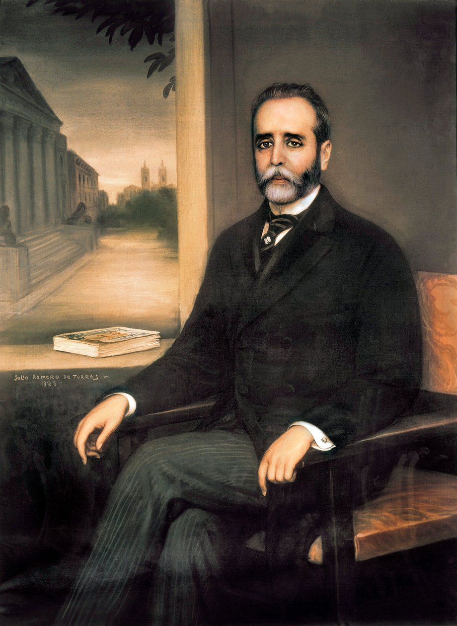 Porträt von Jose Sanchez Guerra (1859-1935), spanischer Politiker, Anwalt und Journalist von Julio Romero de Torres