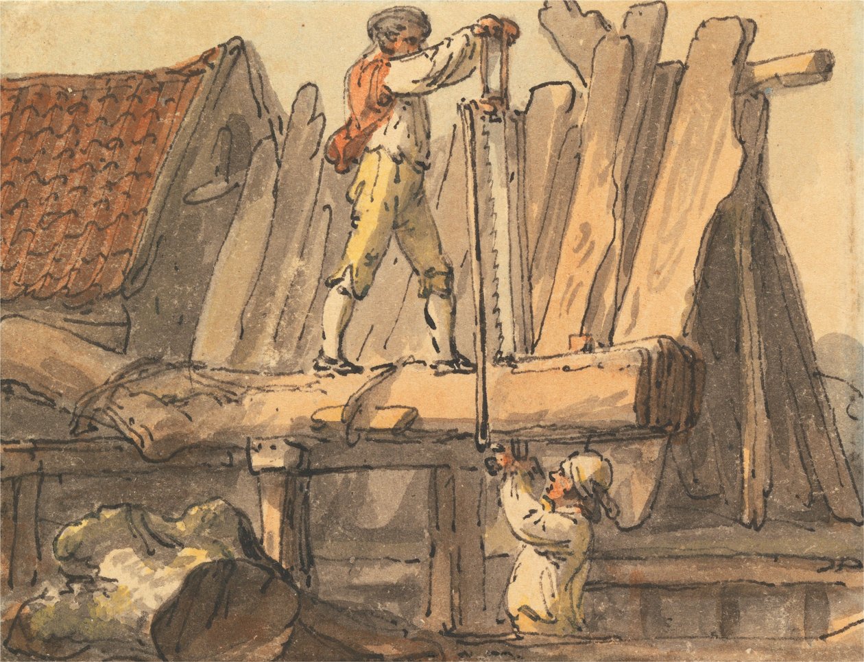 Zu Planken gesägt von Julius Caesar Ibbetson
