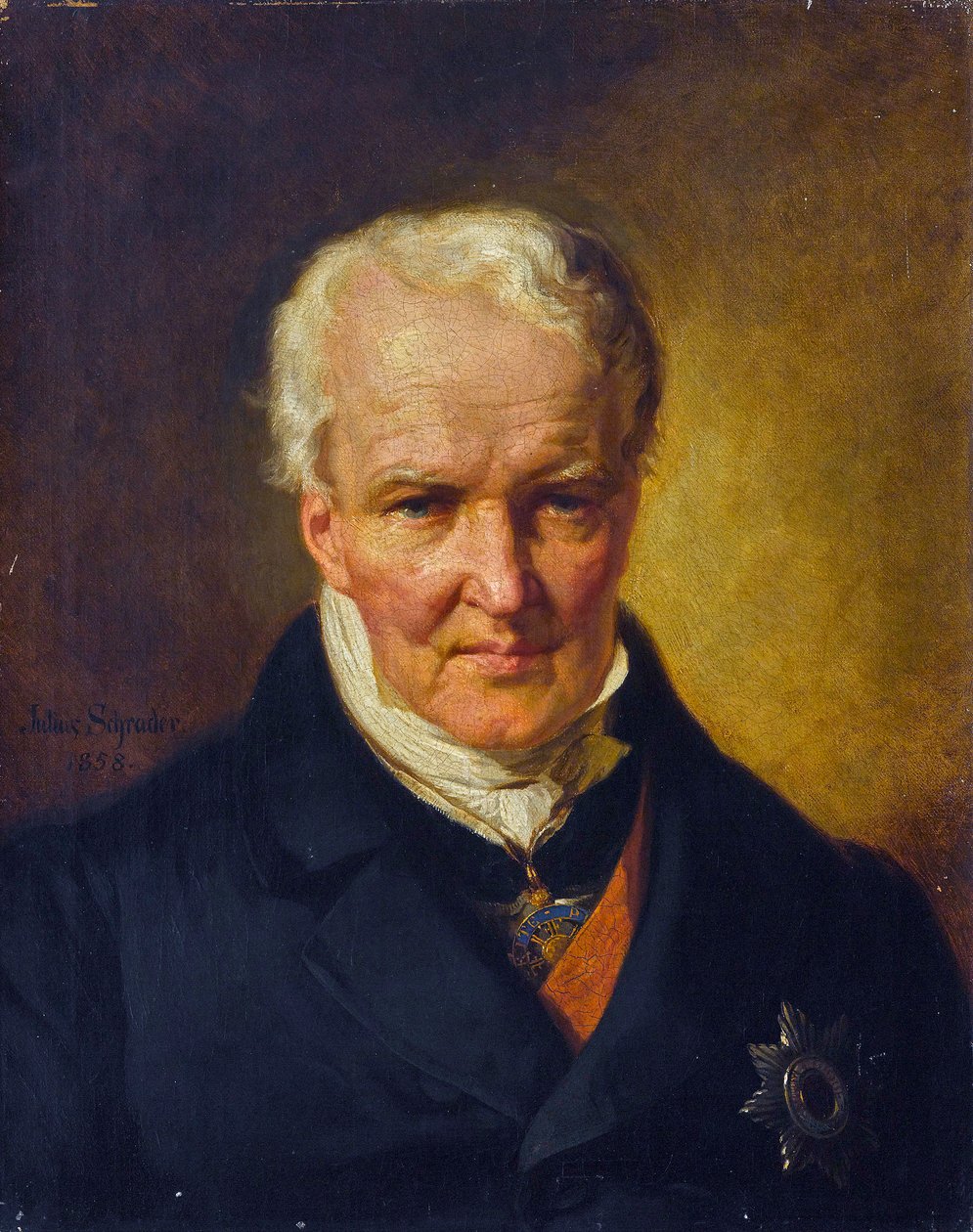 Porträt von Alexander von Humboldt von Julius Friedrich Anton (after) Schrader