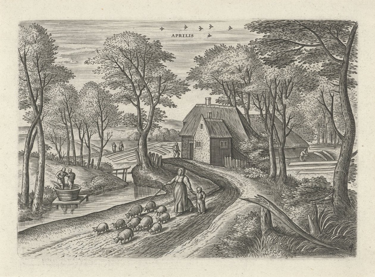 April
Die zwölf Monate (Serientitel) von Julius Goltzius