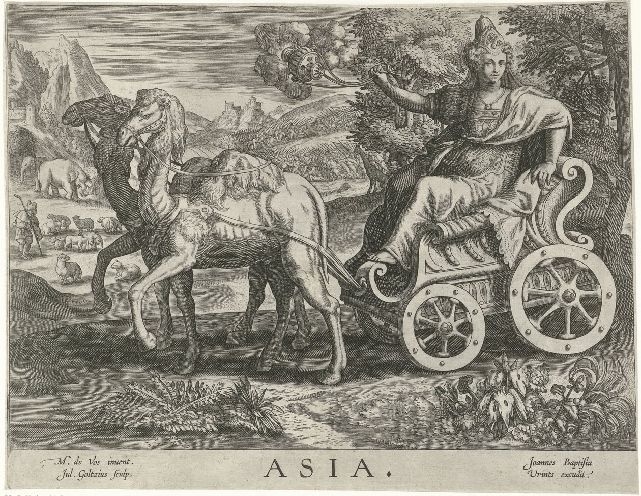 Asien von Julius Goltzius