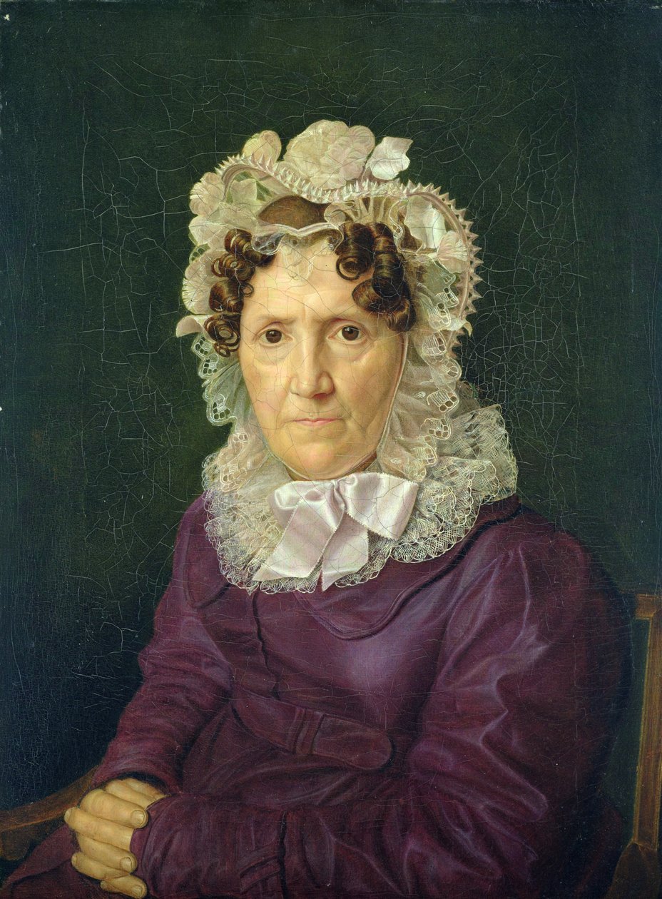 Engel Sophia Hase, die Tante des Künstlers, 1828 von Julius Oldach