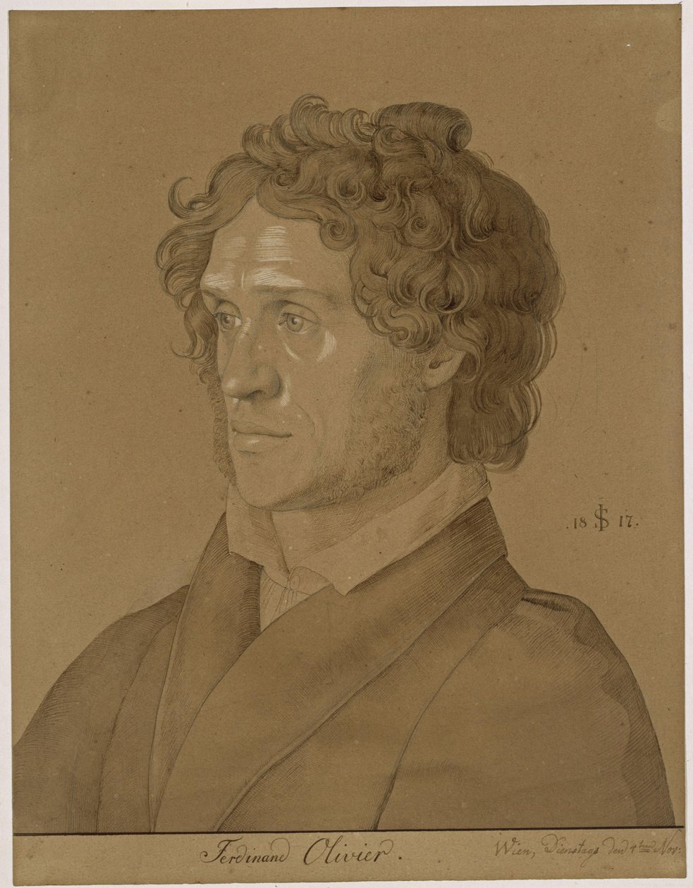 Bildnis Ferdinand Olivier von Julius Schnorr von Carolsfeld
