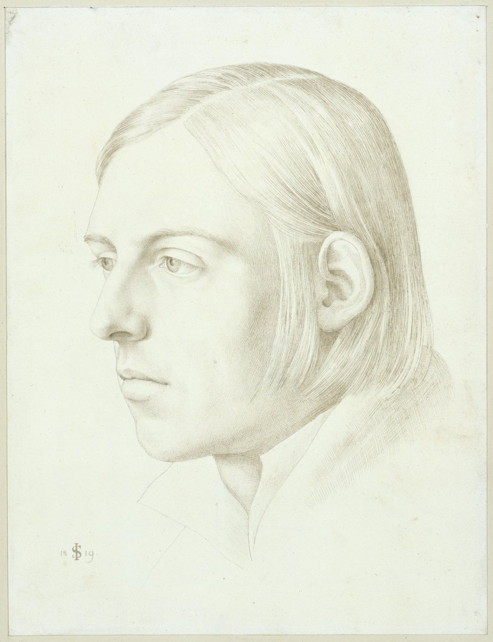Bildnis Scheffer von Leonardshoff von Julius Schnorr von Carolsfeld