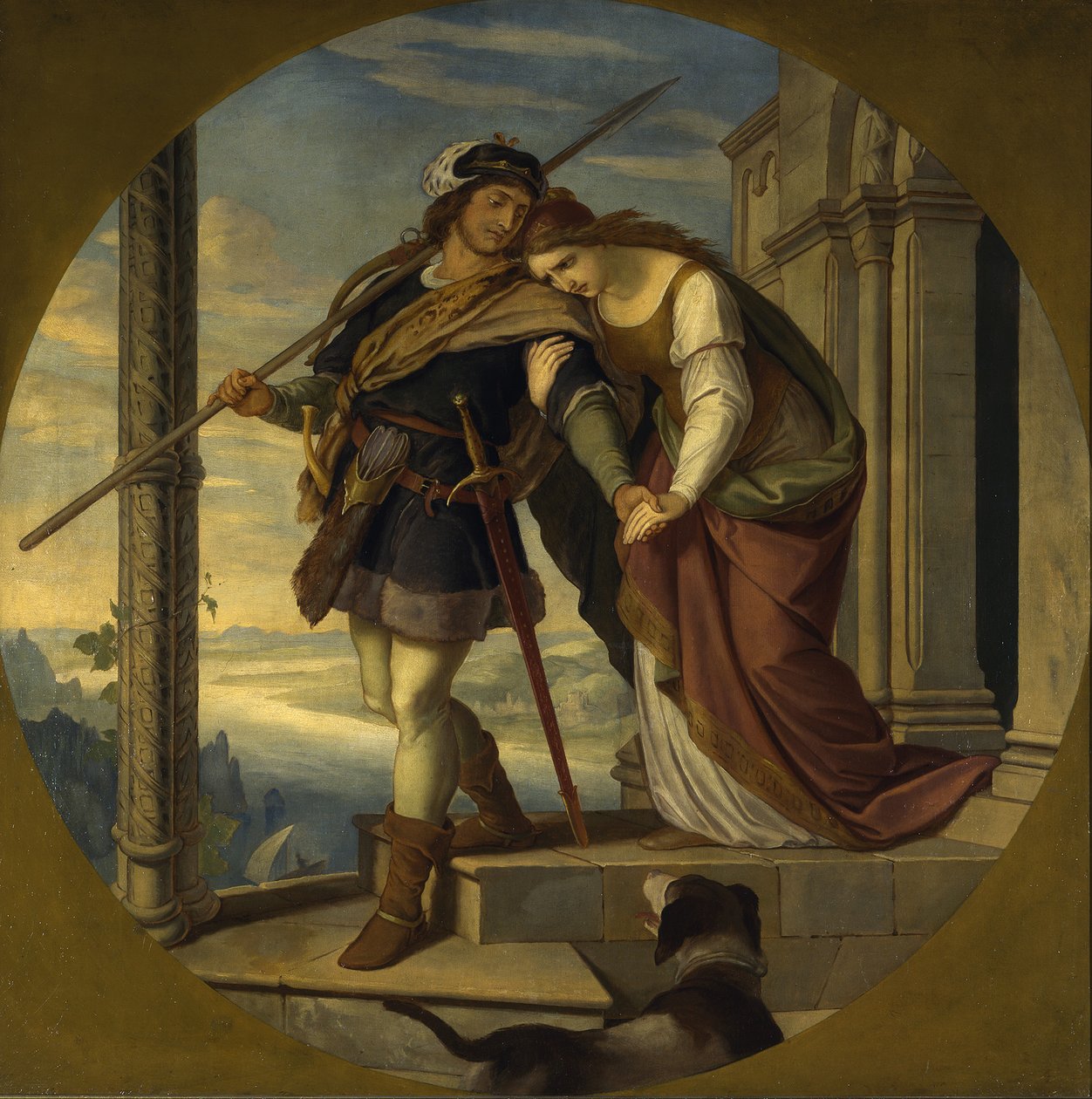 Siegfrieds Abschied von Kriemhild von Julius Schnorr von Carolsfeld