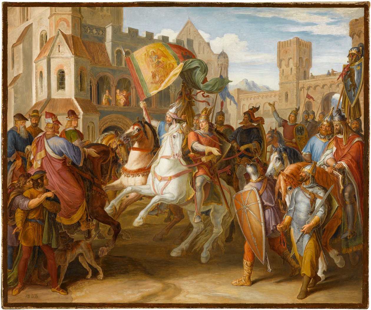 Siegfrieds siegreiche Heimkehr von Julius Schnorr von Carolsfeld